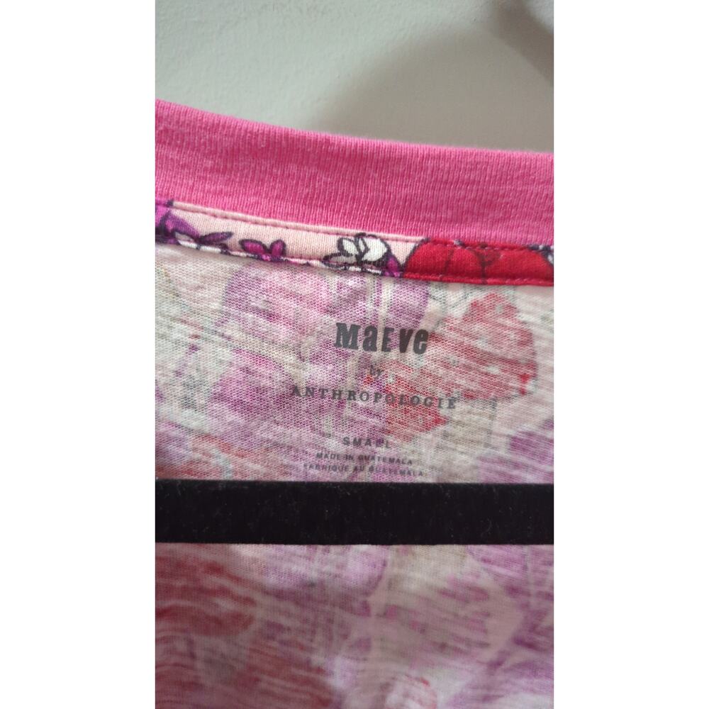 Maeve Anthropologie Caitlin Forest Owl Lone Sleeve Top NWT - Picture 4 of 6